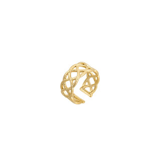 By Shir Ring luxe circle goud