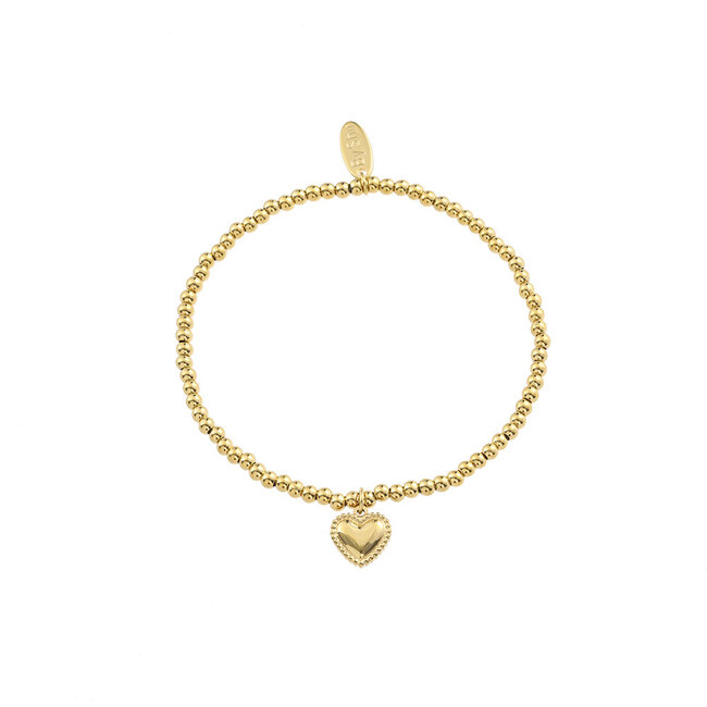 By Shir Armband Perlen Herzchen Kügelchen