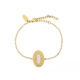 By Shir Stainless steel bracelet Tanit