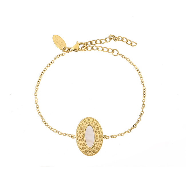 By Shir Armband edelstaal Tanit