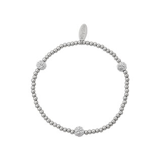 By Shir Armband mit kleinen Blumenperlen