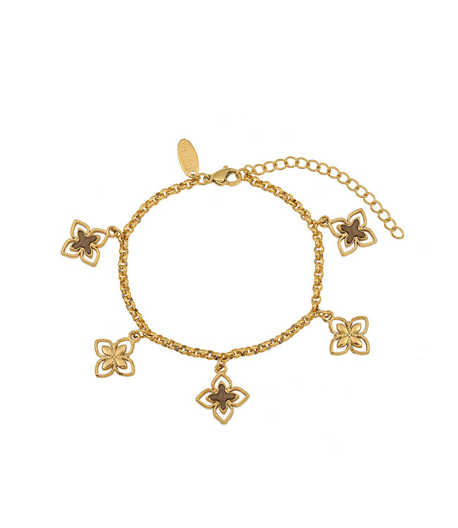 By Shir Stainless steel bracelet spark champagne