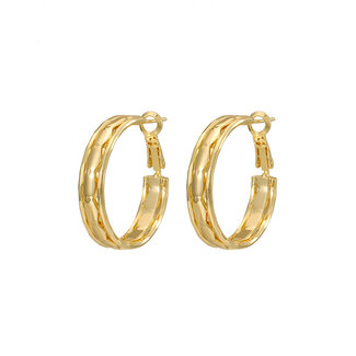 By Shir Oorbellen luxe bohemian hoops