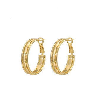 By Shir Oorbellen luxe Hoops  Bohemian XS