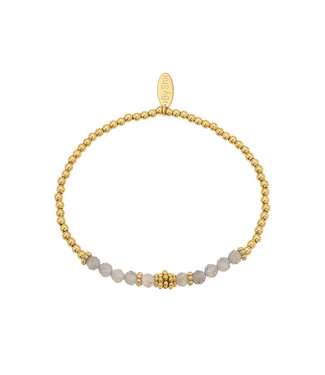 By Shir Armband Perlen Bohemian Labradorit