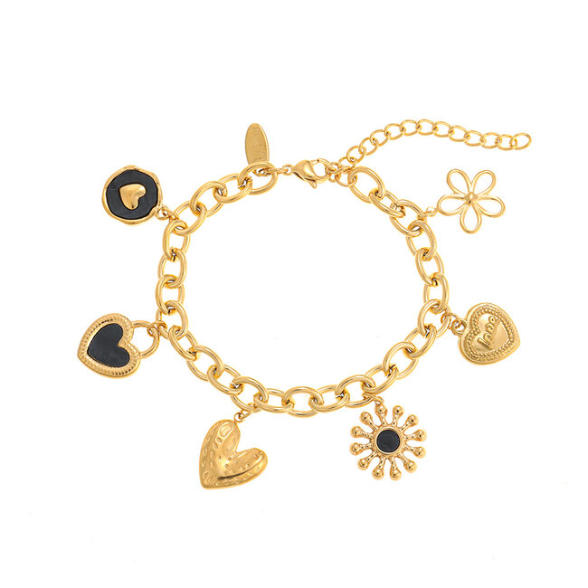 By Shir Armband luxe sunshine black
