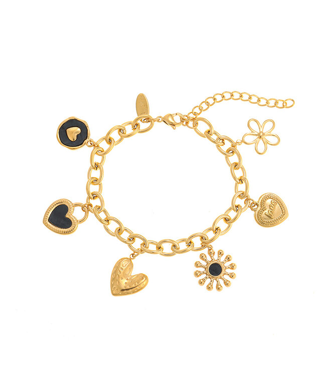 By Shir Armband luxe sunshine black