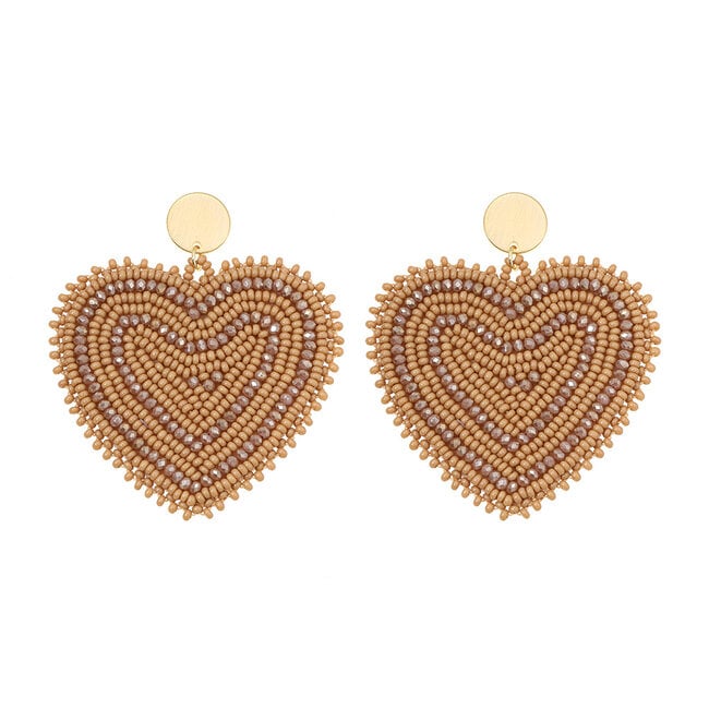 By Shir Oorbellen luxe glowy brons