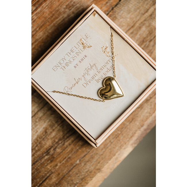 By Shir Armband edelstaal op kaartje Remember yesterday