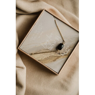 By Shir Armband edelstaal op kaartje Lang leve lieve jij