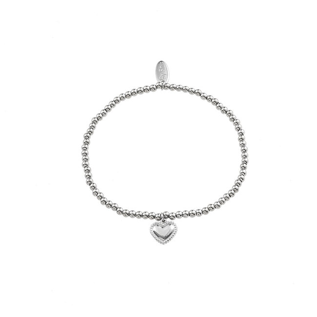 By Shir Armband Perlen Herzchen Kügelchen