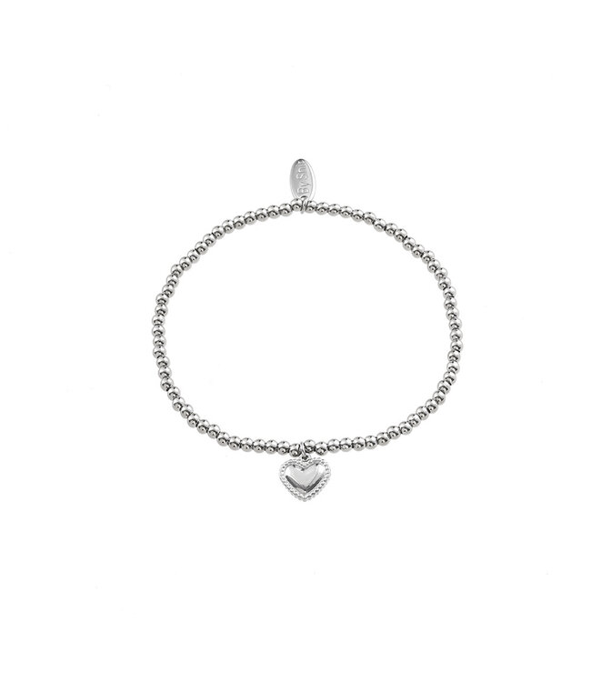 By Shir Armband Perlen Herzchen Kügelchen