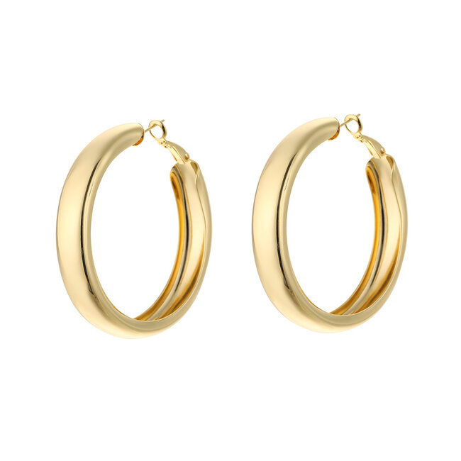 By Shir Oorbellen luxe chunky chanty L