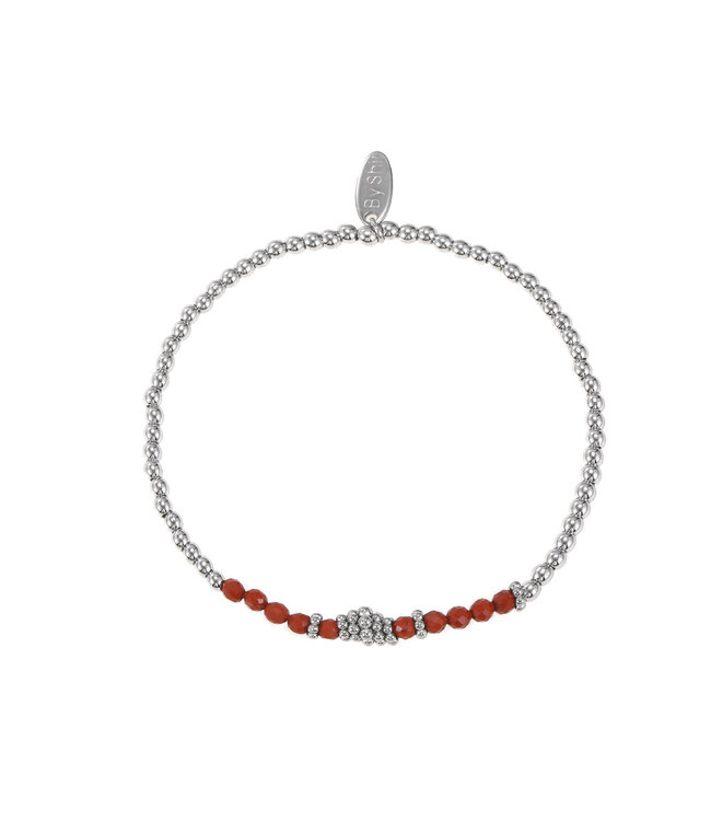 By Shir Bracelet beads bohemian red