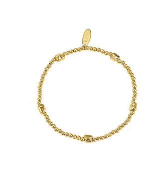 By Shir Armband kraaltjes 5 vierkantjes