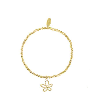 By Shir Bracelet beads open flower