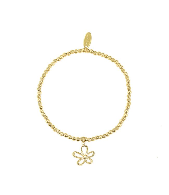 By Shir Bracelet beads open flower