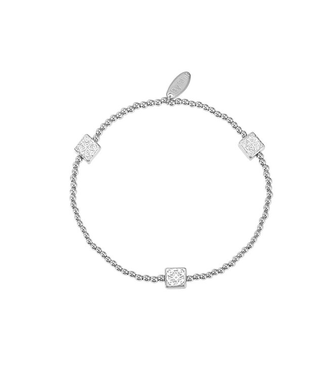 By Shir Armbandperlen 3 Quadrate