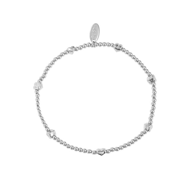 By Shir Armband kraaltjes kleine hartjes