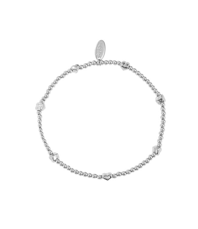 By Shir Armband Perlen kleine Herzen