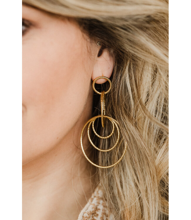 By Shir Oorbellen luxe Chantal