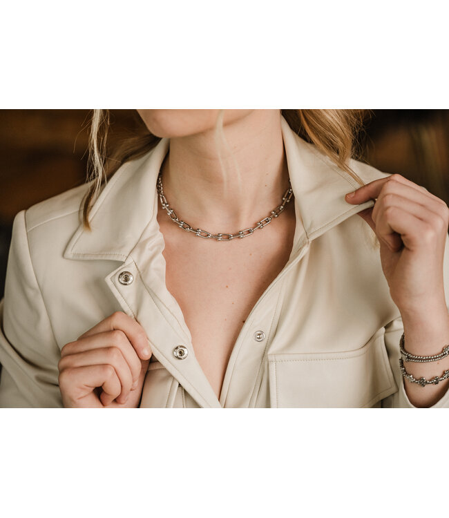 By Shir Ketting luxe schakel Leah