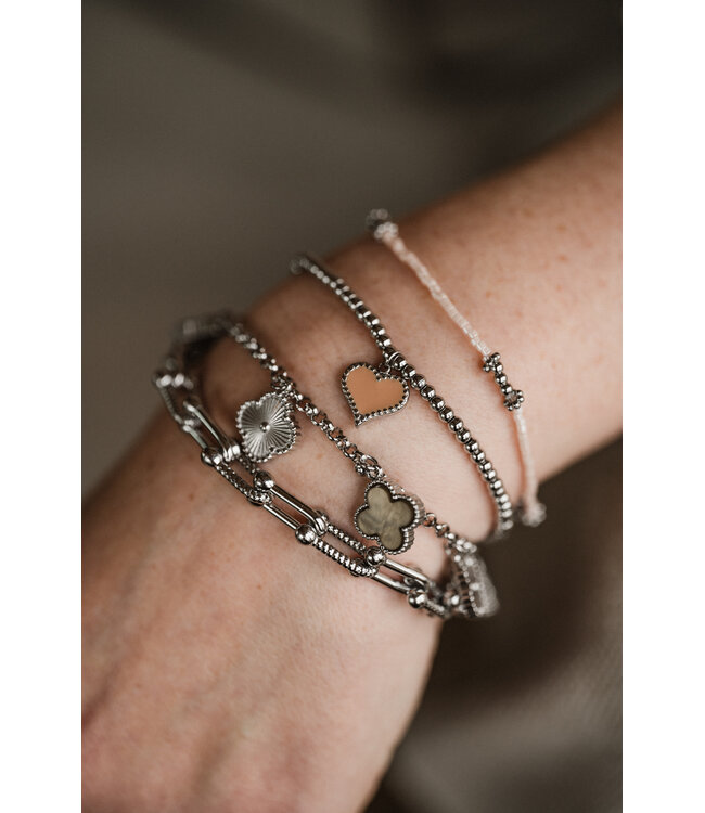 By Shir Bracelet beads light pink