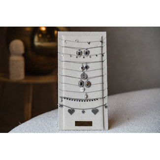 By Shir Ketting display stof beige