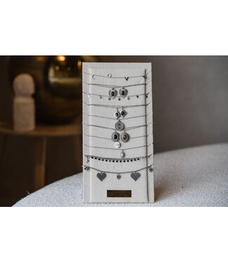 By Shir Ketting display stof beige