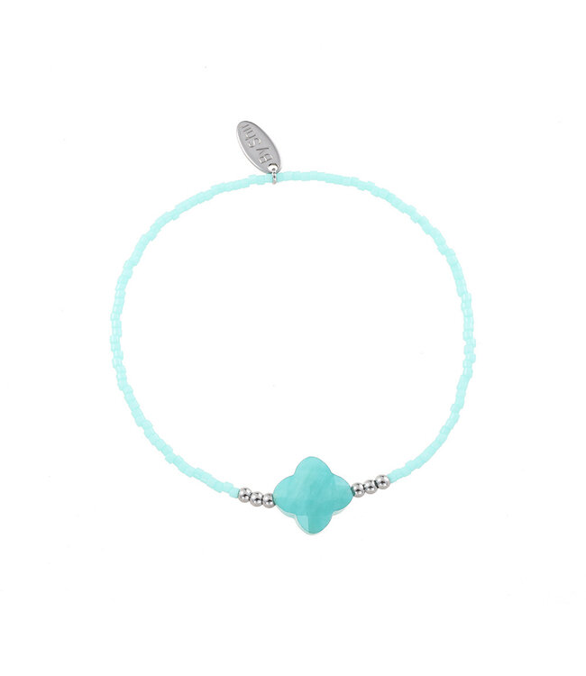 By Shir Bracelet beads turquoise clover
