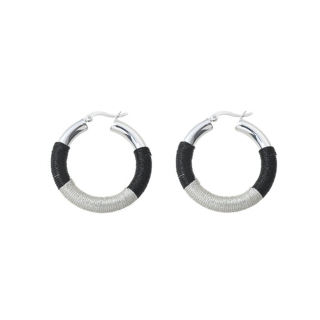 By Shir Oorbellen luxe Nya zwart