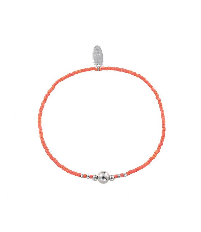 By Shir Armband Perlen Pfirsich Punkt