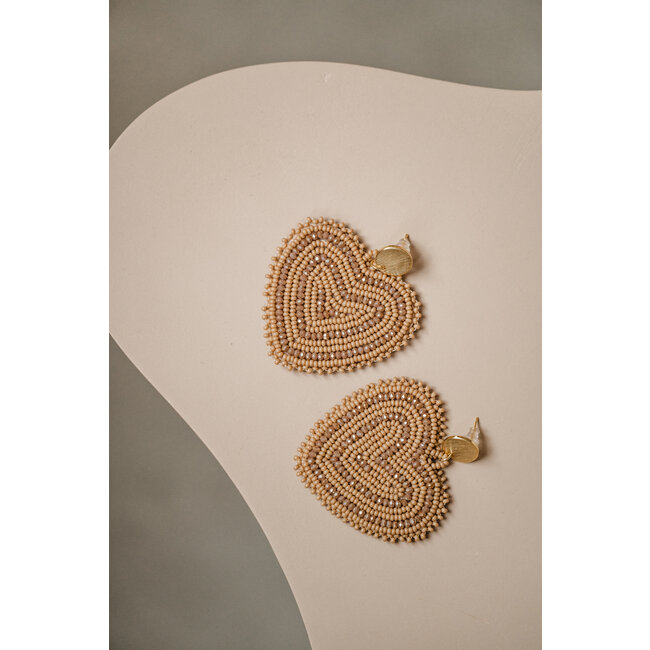 By Shir Oorbellen luxe glowy brons