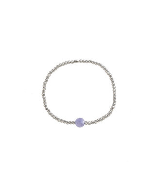 By Shir Bracelet for kids with Lepidolite beads