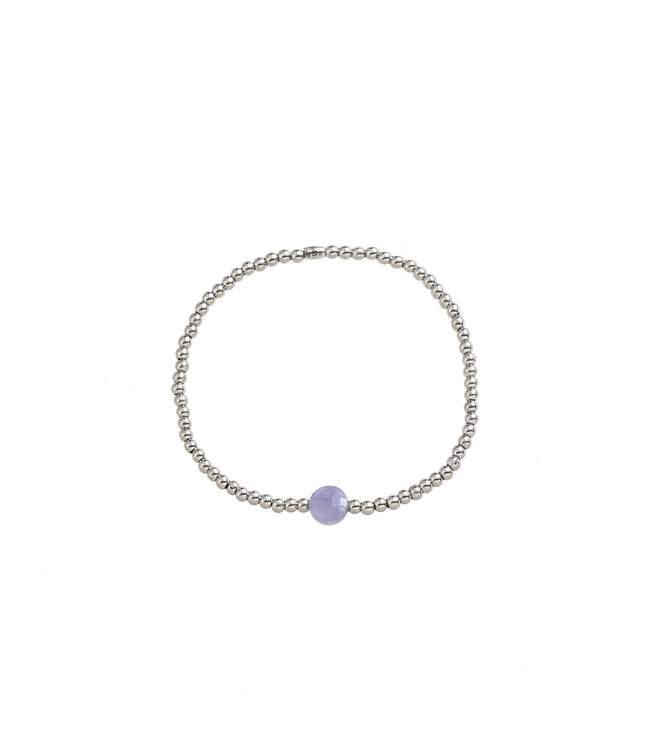 By Shir Bracelet for kids with Lepidolite beads