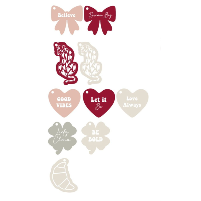 By Shir Telefoonkoord hart charm