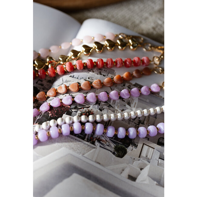 By Shir Telefoonkoord hart charm