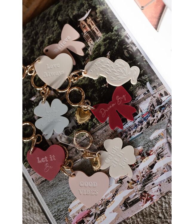 By Shir Telefoonkoord hart charm