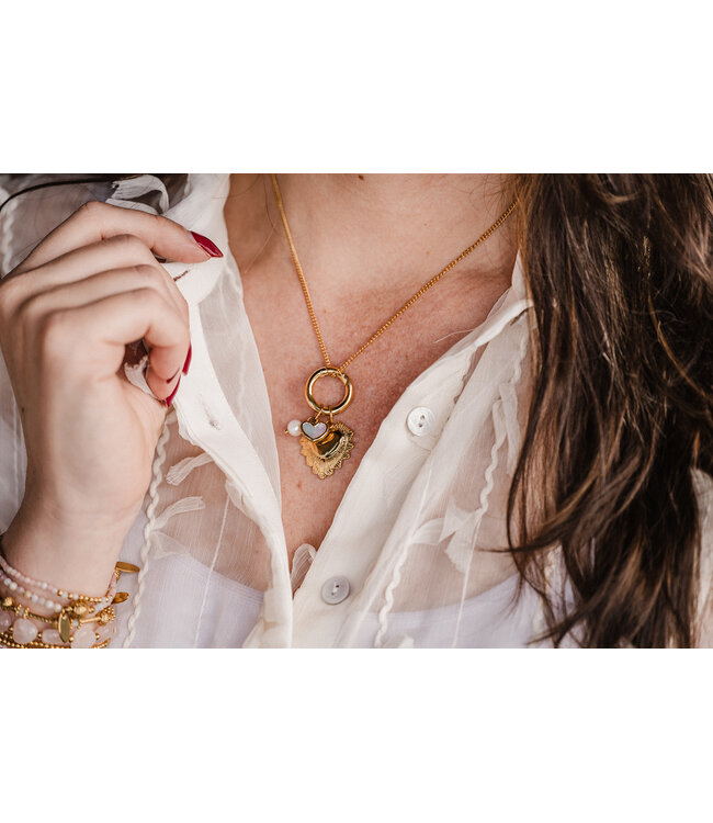 By Shir Ketting luxe connecting heart