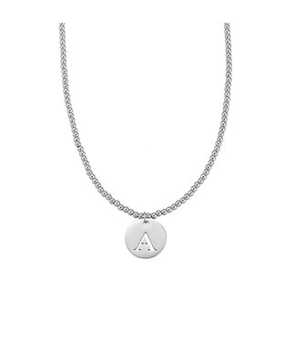 By Shir Chain with luxury beads with letters (stainless steel)