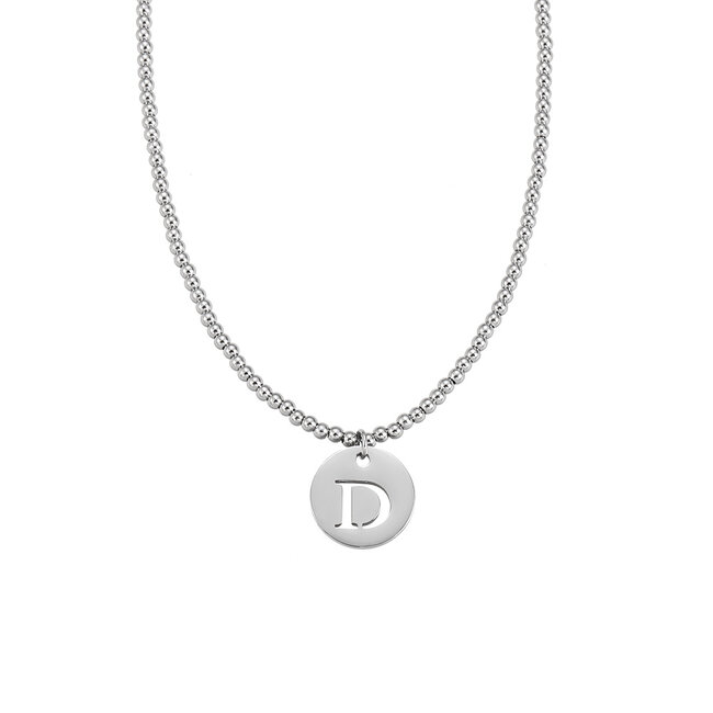 By Shir Chain with luxury beads with letters (stainless steel)