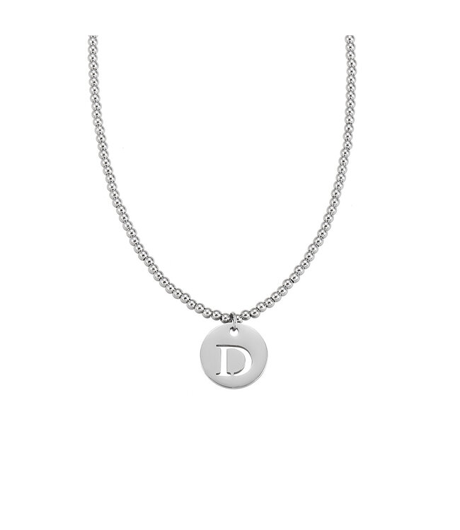 By Shir Chain with luxury beads with letters (stainless steel)