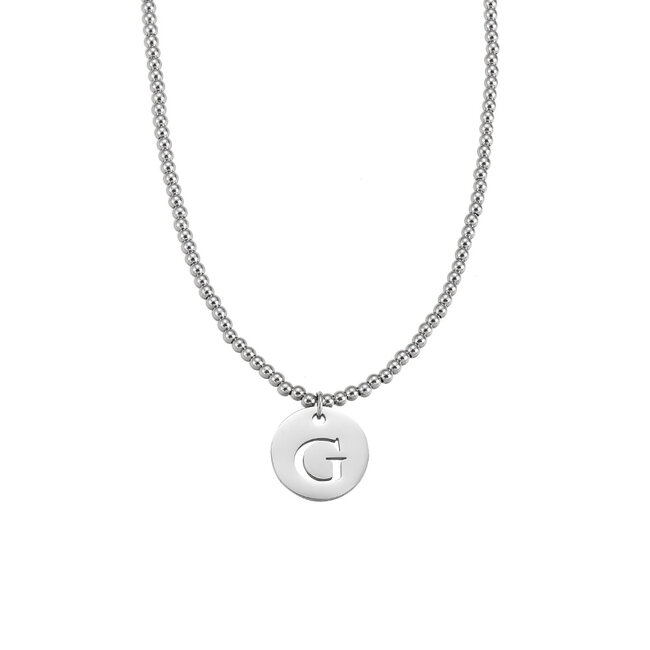 By Shir Chain with luxury beads with letters (stainless steel)