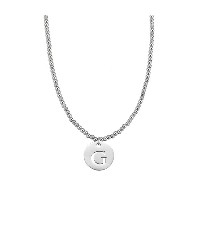 By Shir Chain with luxury beads with letters (stainless steel)