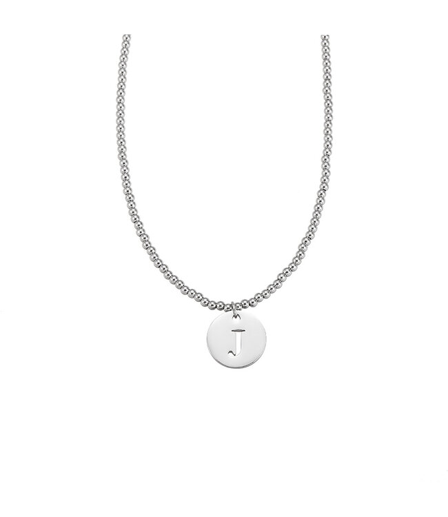 By Shir Chain with luxury beads with letters (stainless steel)