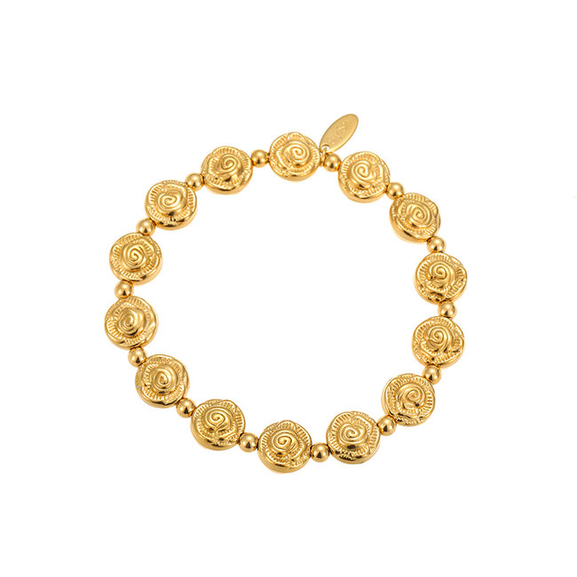 By Shir Armband luxe bohemian rose