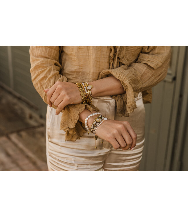 By Shir Armband luxe bohemian yin yang