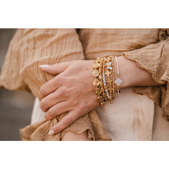 By Shir Luxury bohemian yin yang bracelet