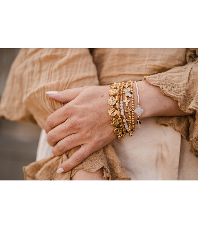 By Shir Luxury bohemian yin yang bracelet