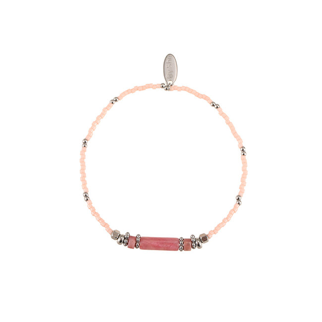 By Shir Bracelet beads stick Rhodochrosite